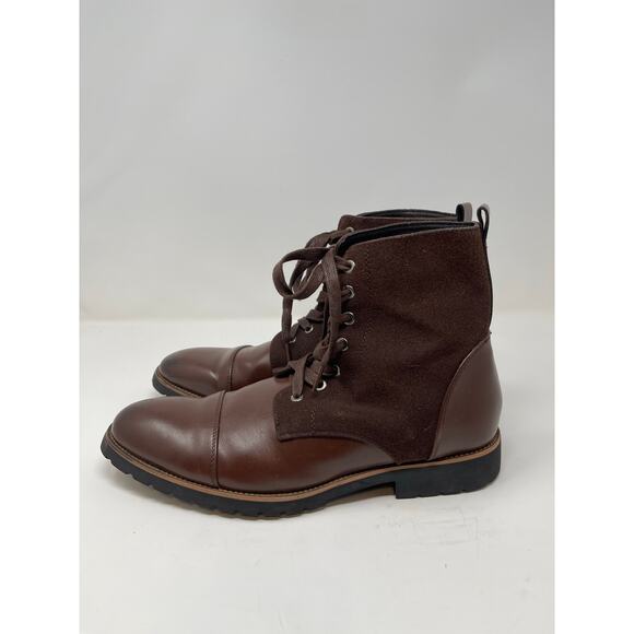 Mens Cotton Fashion Trend Contrast Color Pointed Martin Boots High Top Men's 8.5 - Picture 2 of 9